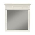 Alpine Furniture Winchester Mirror, White - 44 x 2.5 x 43 in. 1306-W-MR